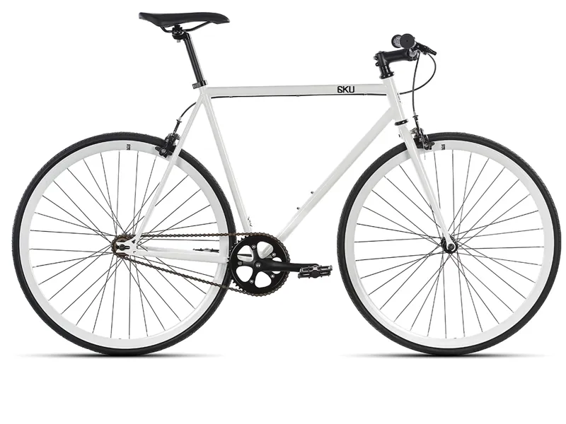 6KU Fixie And Single Speed Bike - Evian 1 White White
