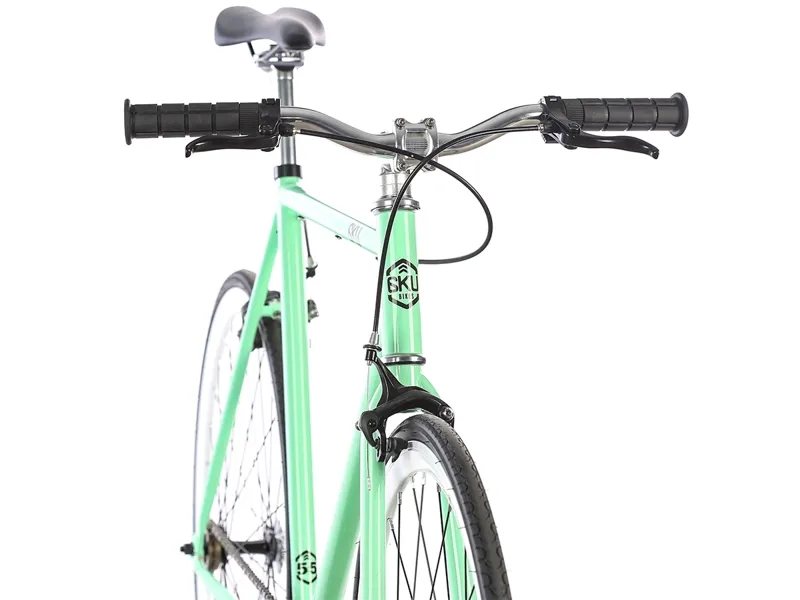 6KU Fixie And Single Speed Bike - Milan 1 Green White-3