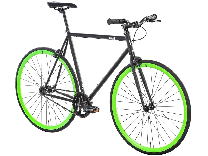 6KU Fixie And Single Speed Bike  - Paul Black Green-2