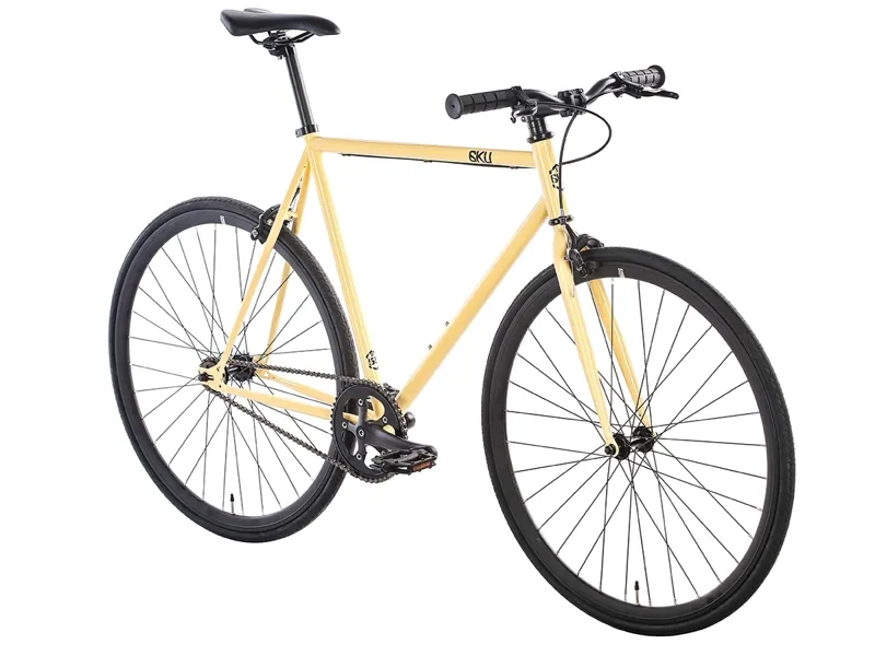6KU Fixie And Single Speed Bike - Tahoe Tan Black-1
