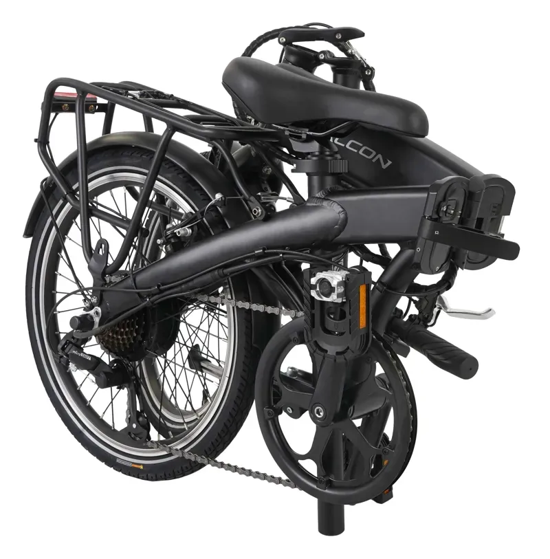 Falcon Flow Electric Folding Bike Black -4