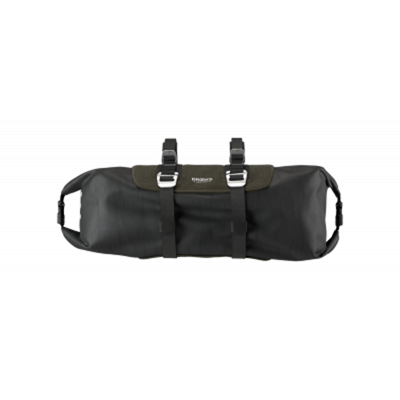 Brooks Scape Handlebar Roll Bag in Mud Green-2