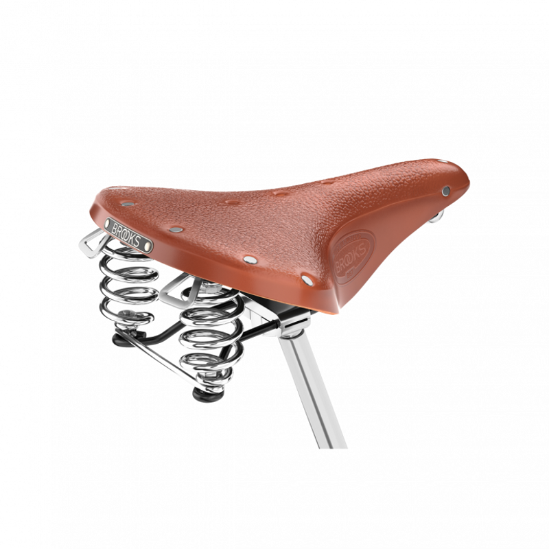 Brooks B67 205mm Leisure Saddle in Honey-1