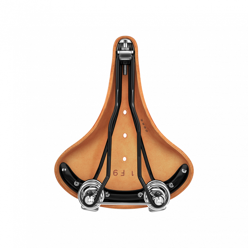 Brooks B67 205mm Leisure Saddle in Honey-2