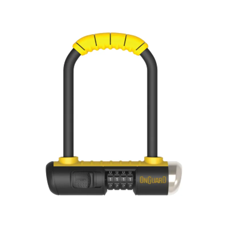 Bulldog Combo Lock Black/Yellow 230mm 115mm