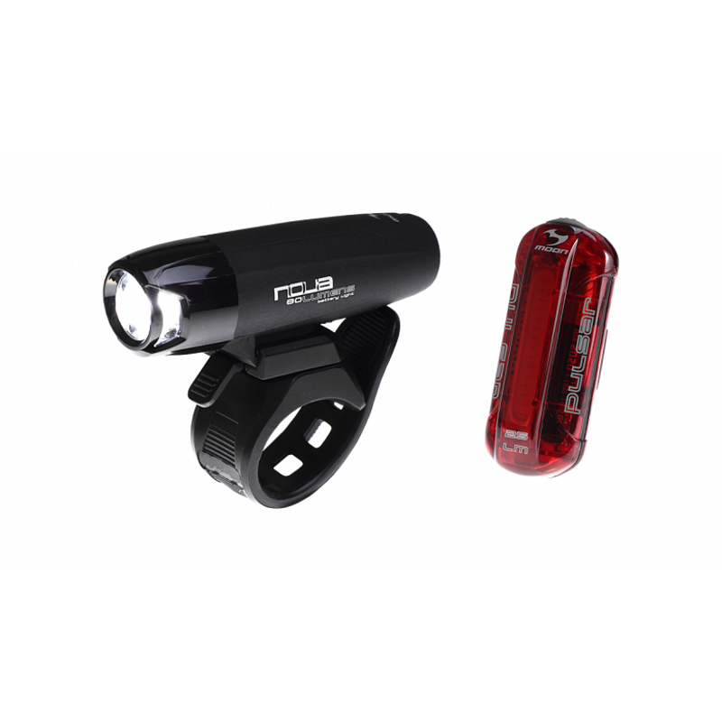 Moon Sport Nova 100lm and Pulsar 25lm Light Set
