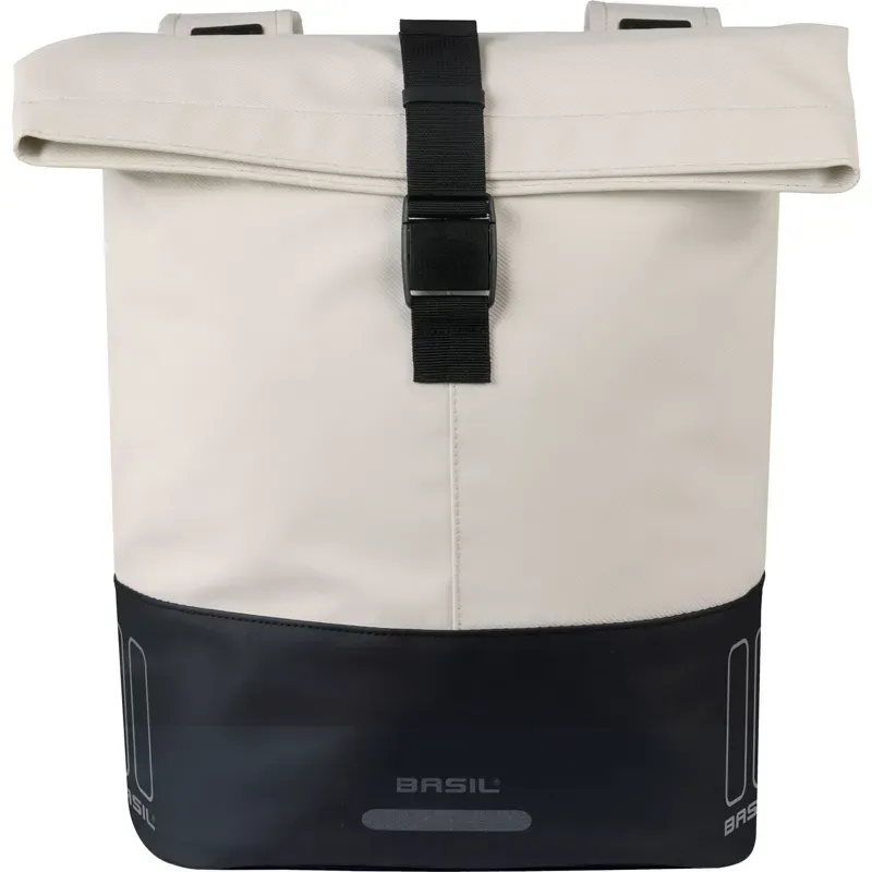 Basil Cove 28-32l Double Pannier Bag in Off-White/Black-1