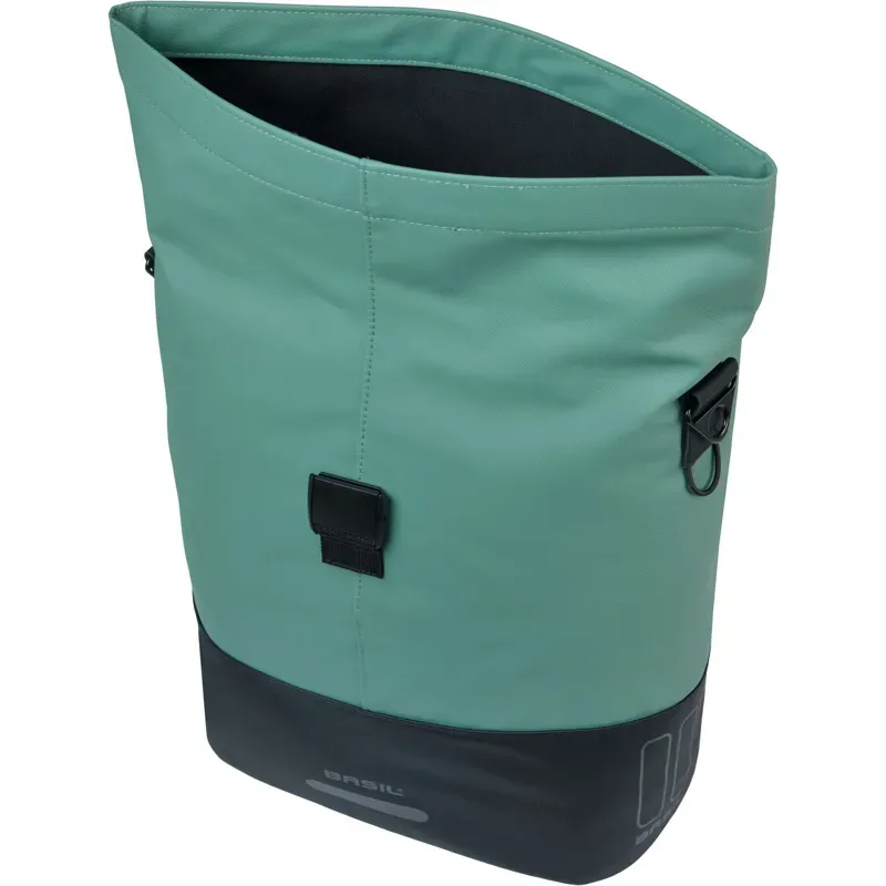 Basil Cove 14-16l MIK Hook Shopper in Silvergreen/Black-2