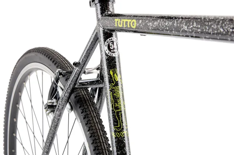 Cinelli Tutto Plus Mutant Silver Flat Bar Bike in Black-3