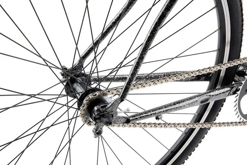 Cinelli Tutto Plus Mutant Silver Flat Bar Bike in Black-4