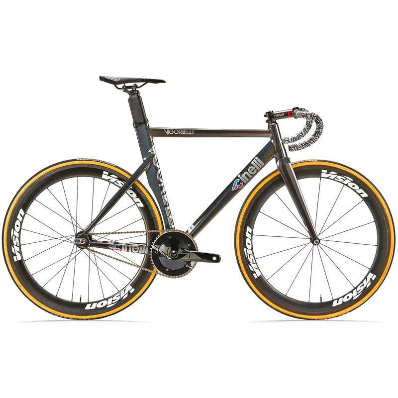 Cinelli Vigorelli Track Bike in Rainbow/Grey