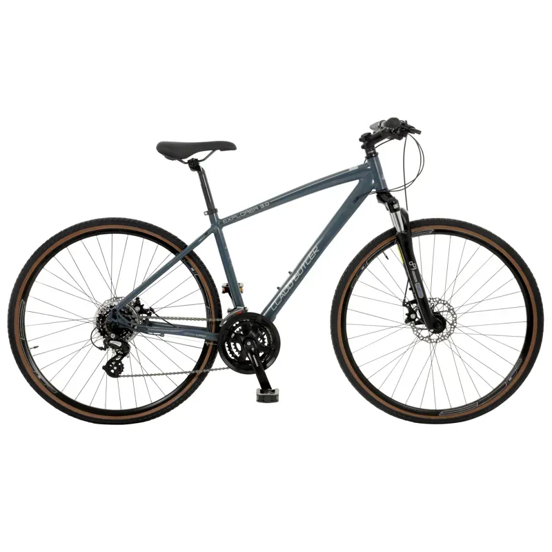 Claud Butler Explorer 3.0 Hybrid Bike in Grey