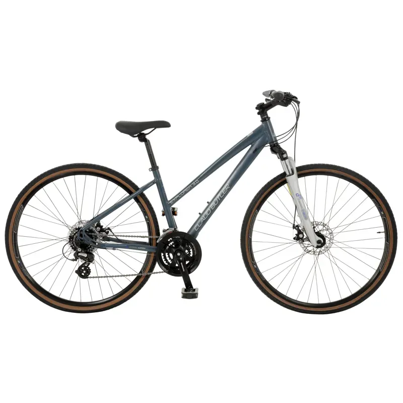 Claud Butler Explorer 3.0 Low Step Hybrid Bike in Grey