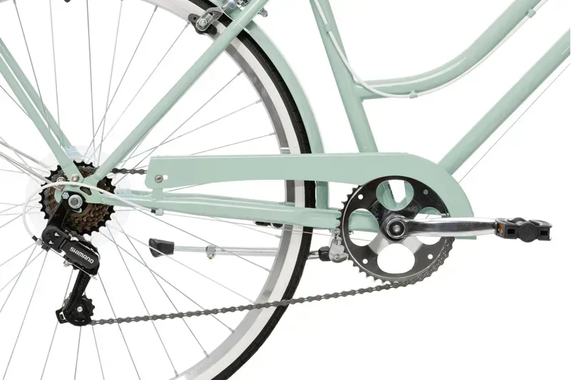Reid Ladies Classic 7-Speed Vintage Shopper Bike in Sage Green-4