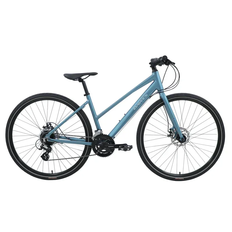 Dawes Discovery 2.0 Low Step Hybrid Bike in Blue