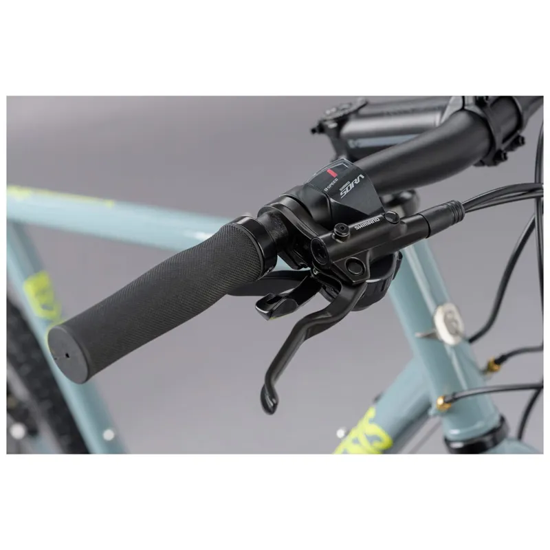 2021 Genesis Croix De Fer 10 Steel Flat Bar Gravel Bike in Blue -2