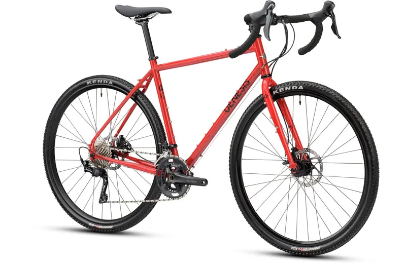 2021 Genesis Croix De Fer 20 Steel Gravel Bike in Red-1
