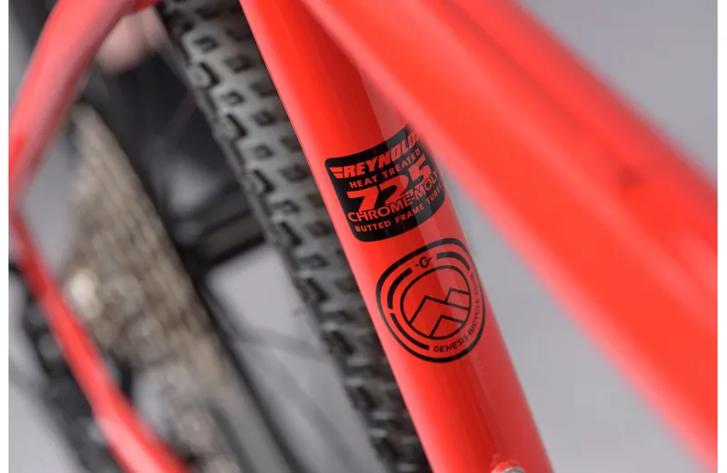 2021 Genesis Croix De Fer 20 Steel Gravel Bike in Red-6