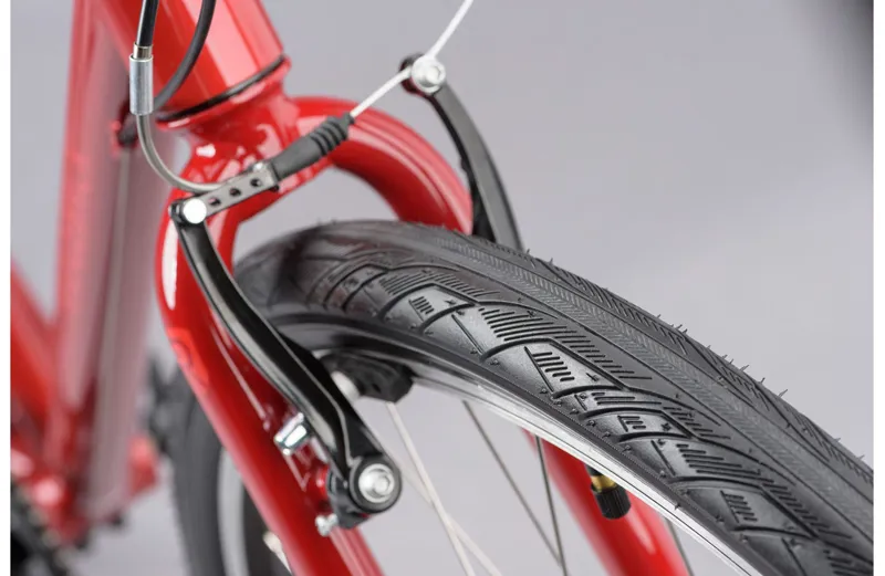 2021 Ridgeback Comet Hybrid Bike in Red-6