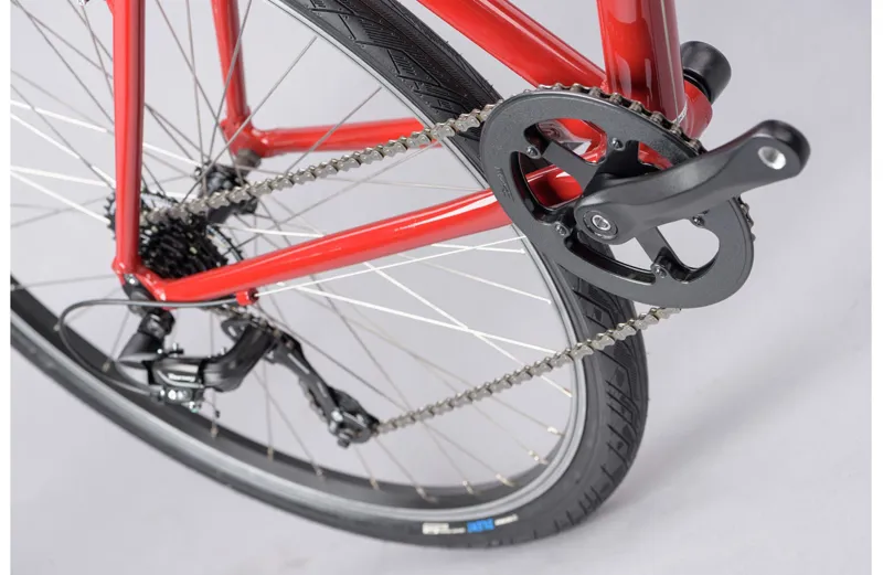 2021 Ridgeback Comet Hybrid Bike in Red-10