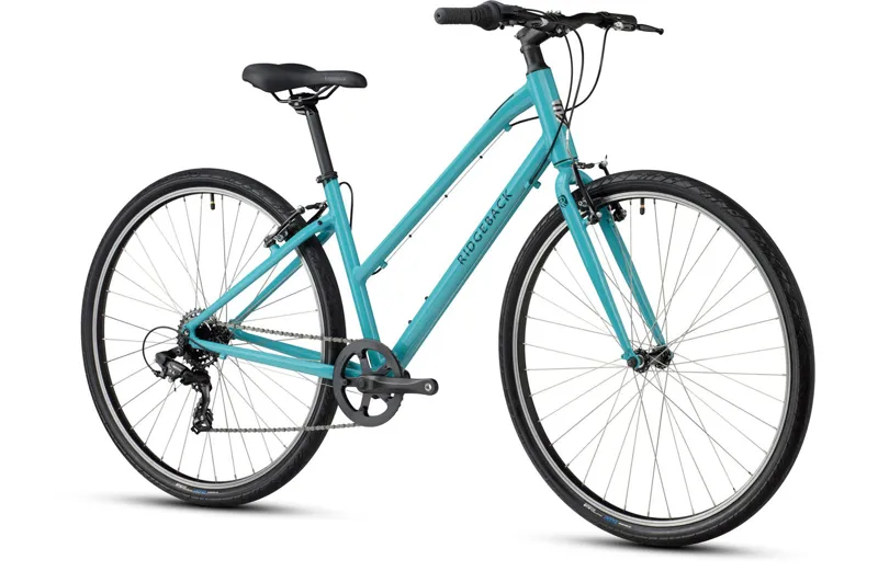 2021 Ridgeback Comet Open Frame Hybrid Bike in Green-1