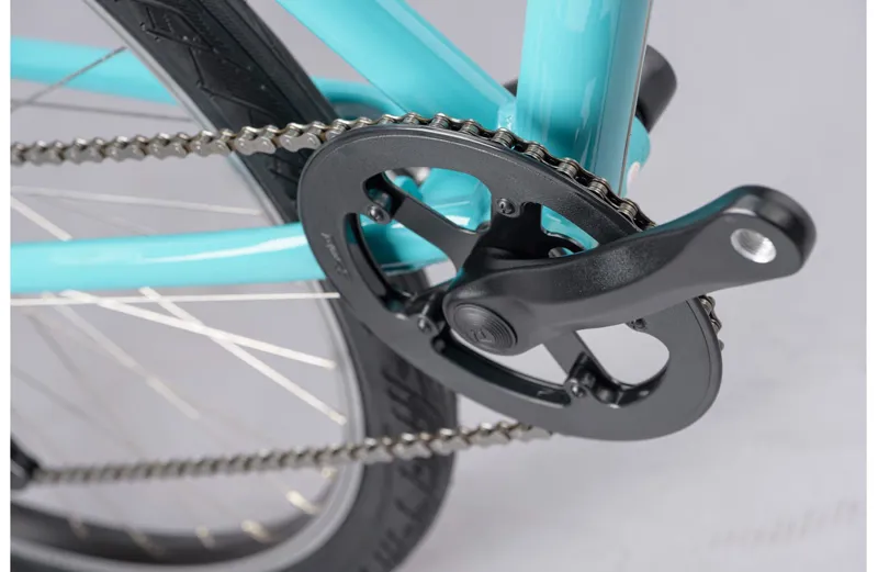 2021 Ridgeback Comet Open Frame Hybrid Bike in Green-10