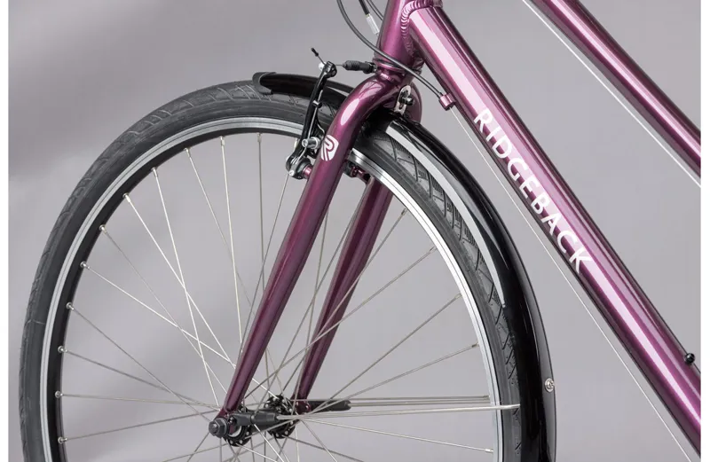 2021 Ridgeback Speed Open Frame Hybrid Bike in Purple-8
