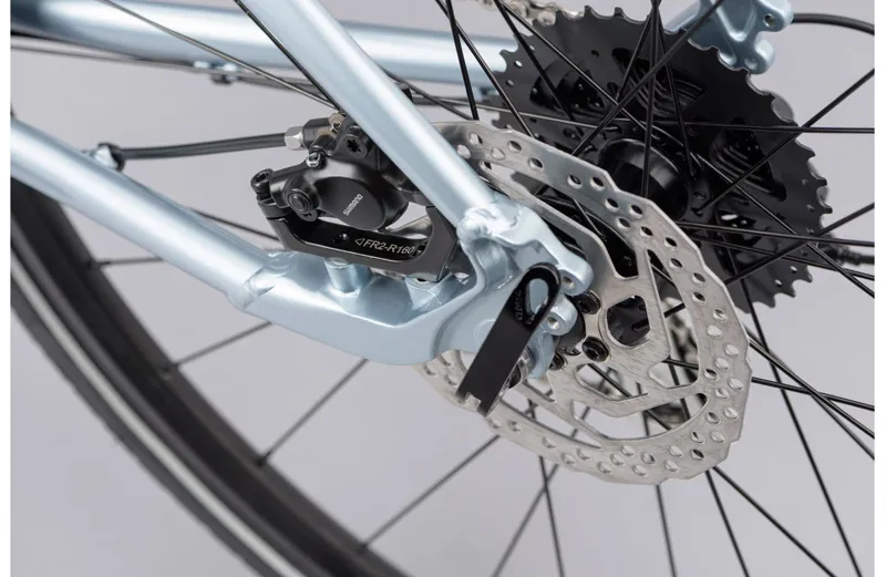 2021 Ridegeback Vanteo Hybrid Bike in Blue -11