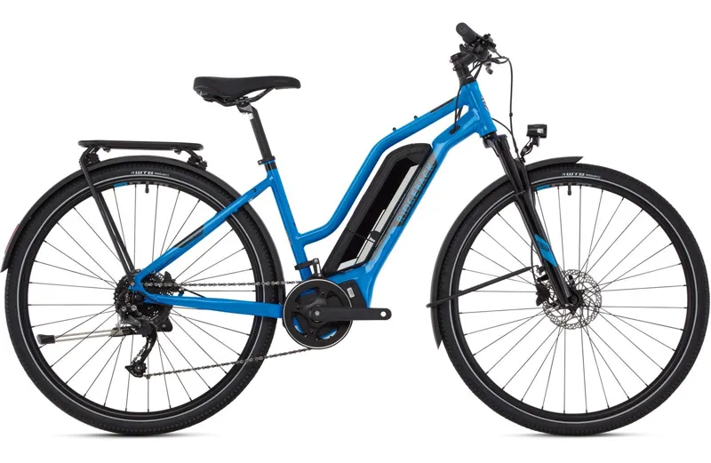 2021 Ridgeback Arcus 2 Open Frame Electric Hybrid Bike in Blue