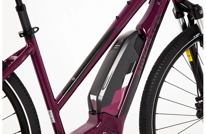2021 Ridgeback X2 Open Frame Electric Hybrid Bike in Purple-5