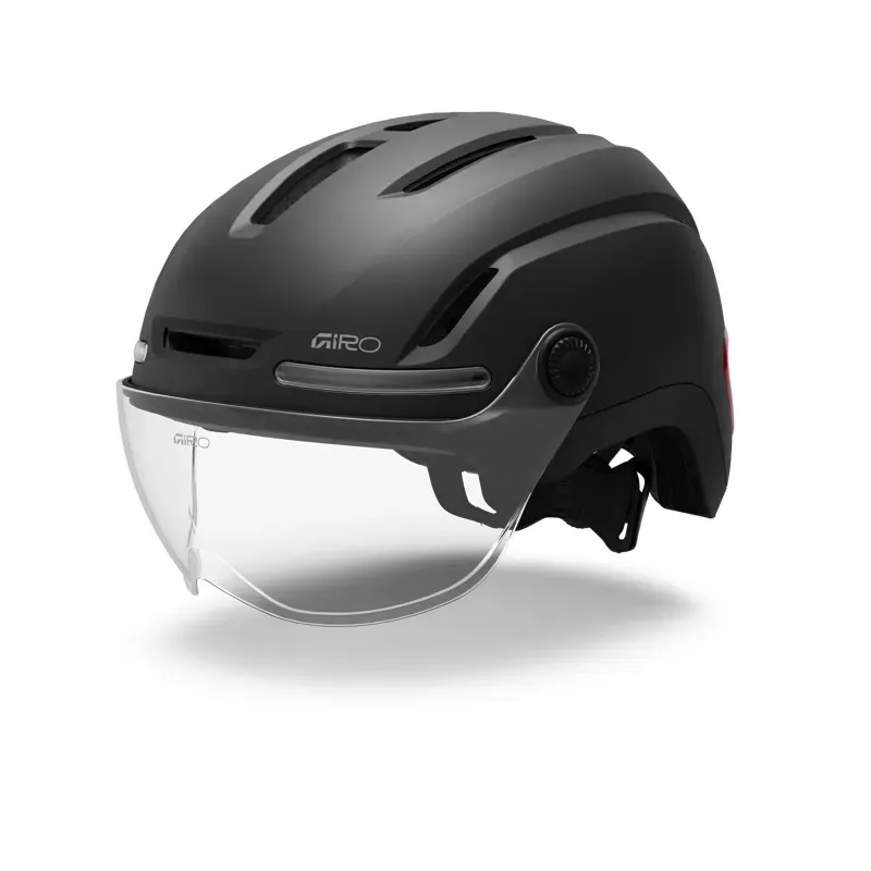 Giro Ethos Mips LED Shield Helmet in Matte Black