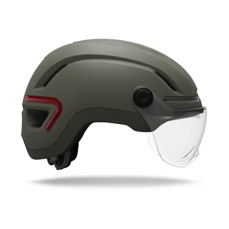 Giro Ethos Mips LED Shield Helmet in Matte Dark Sage-2