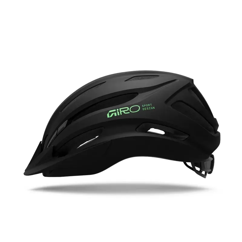 Giro Register II Youth Helmet in Black/Green-1