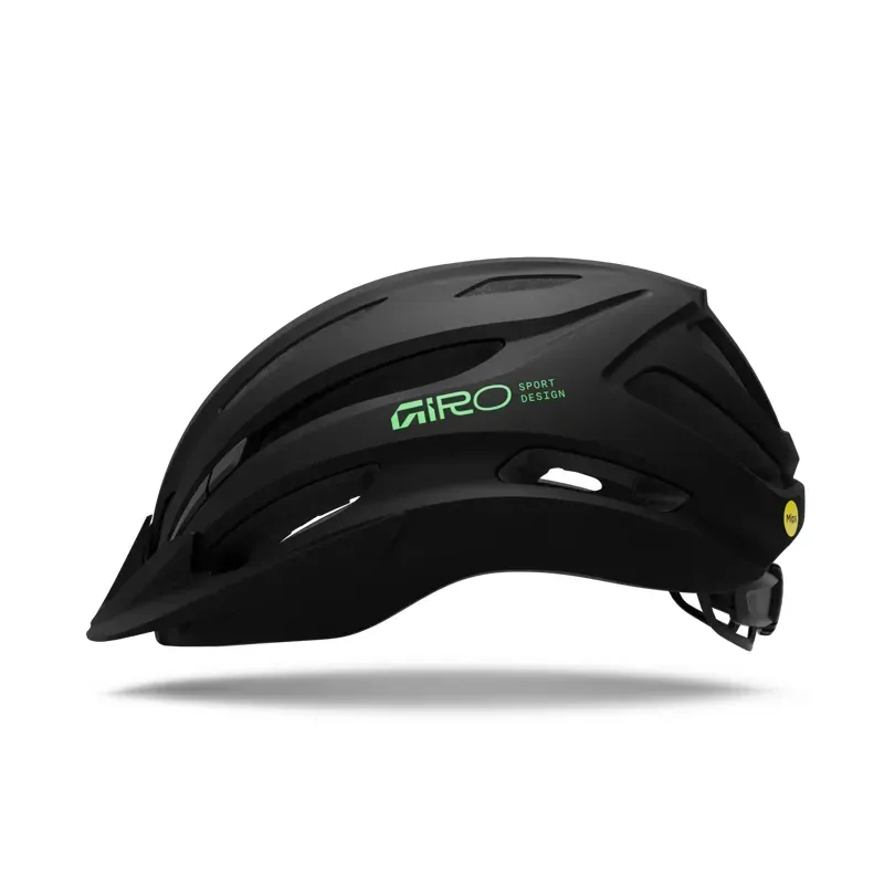 Giro Register Mips II Youth Helmet in Black/Green-1