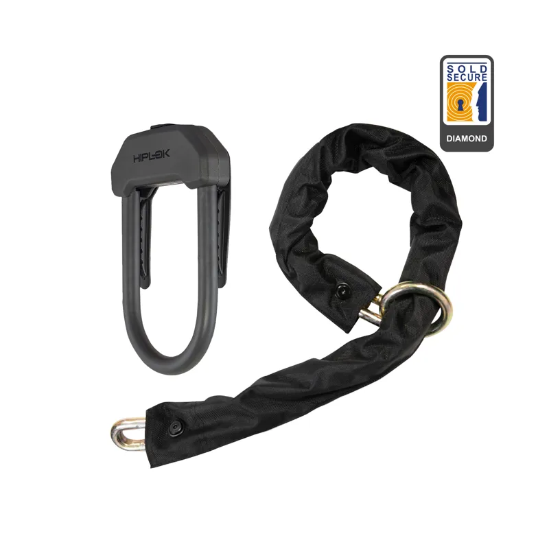Hiplok Dxxl DLock and Chain Combo BLACK size