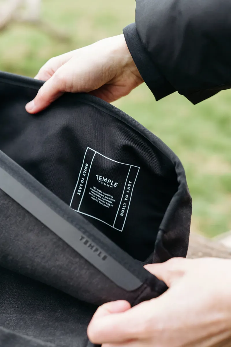 Temple Pannier Backpack - charcoal-5