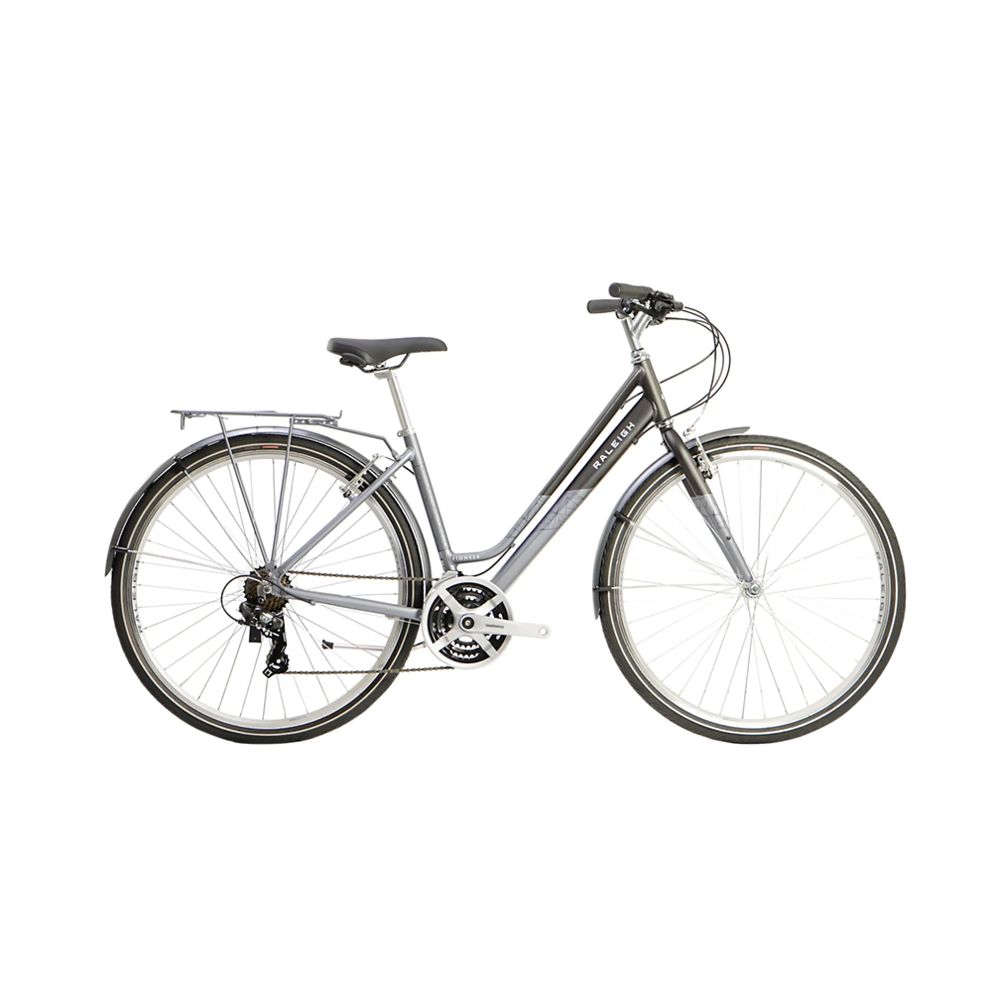 Raleigh Pioneer Low Step Frame Black/ Silver Black