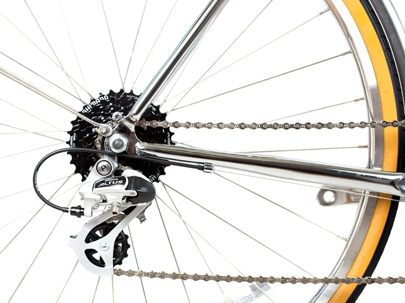 BLB Beetle 8spd Town bike In Chrome-4