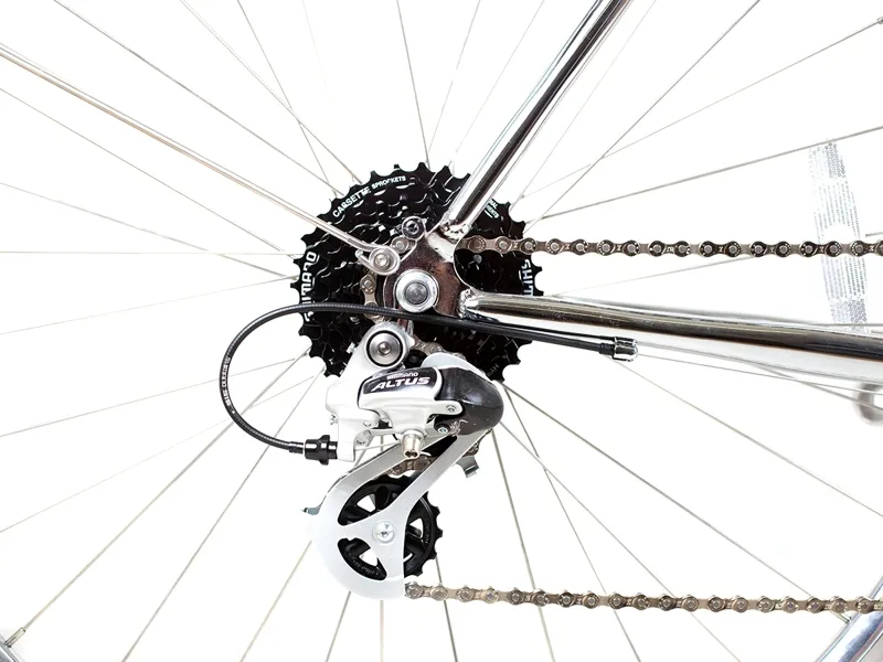 BLB Butterfly 8 speed ladies bike In Chrome-4