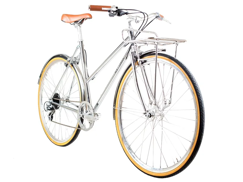 BLB Butterfly 8 speed ladies bike In Chrome-5