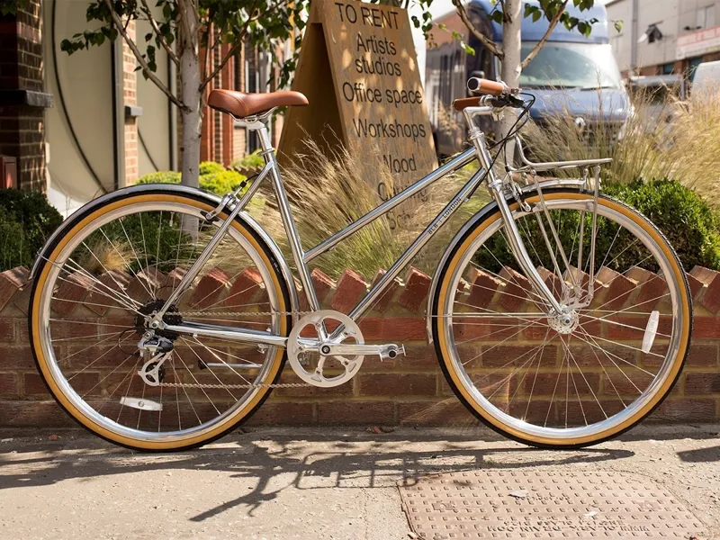 BLB Butterfly 8 speed ladies bike In Chrome-7