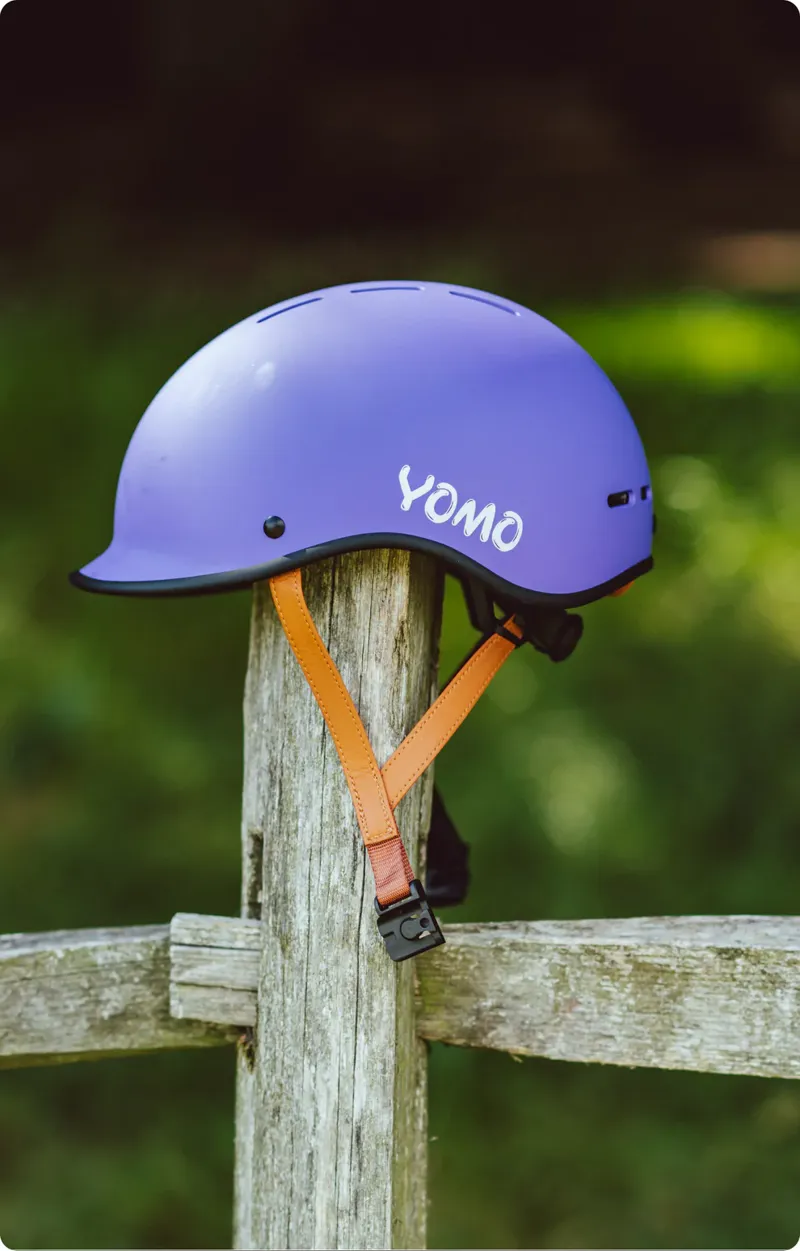 YOMO Helmet - Matt Purple-1