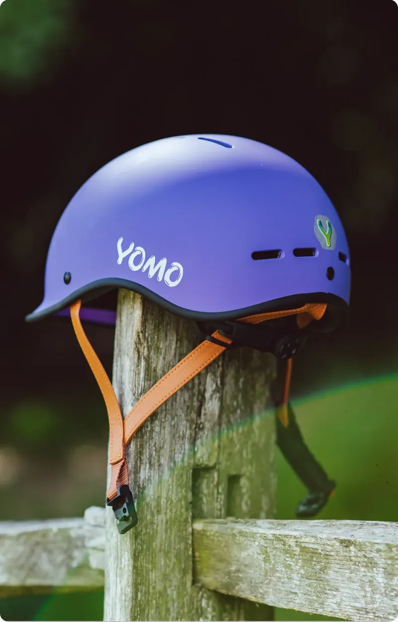 YOMO Helmet - Matt Purple-2