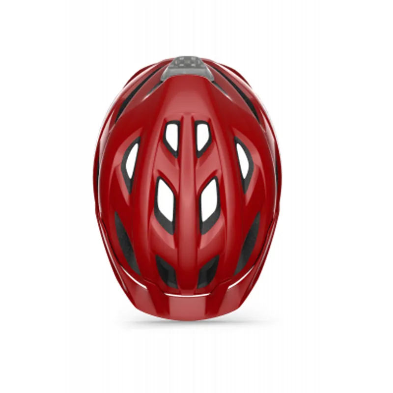 Met Crossover Helmet in RED