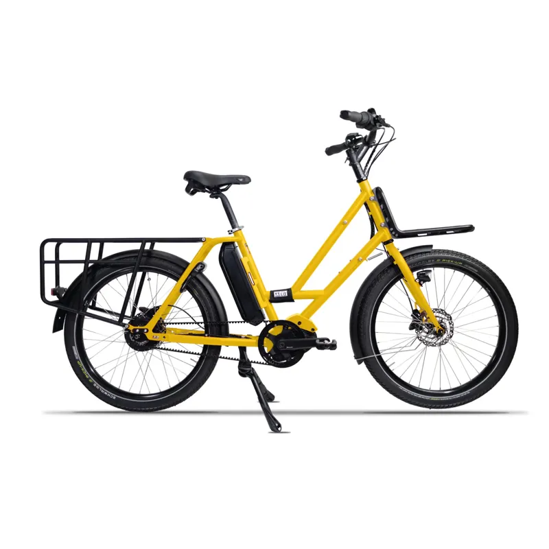 Veloe Multi E-Cargo  - Bosch Cargo Line 545Wh Enviolo Heavy Duty hub with Carbon Drive YELLOW