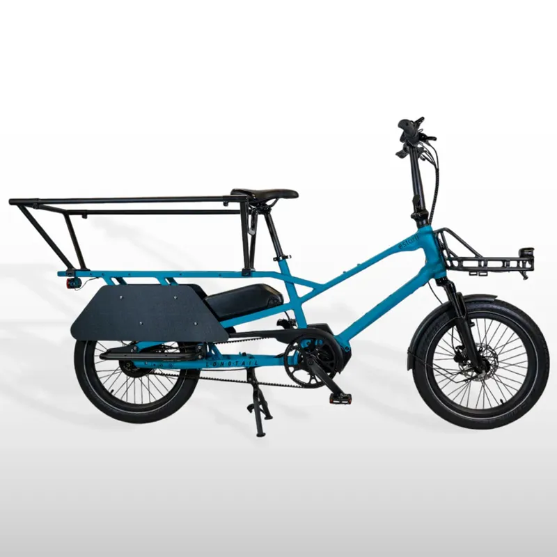 Estarli E-Cargo Longtail 700Wh Electric Cargo Bike In Bondi Blue-1