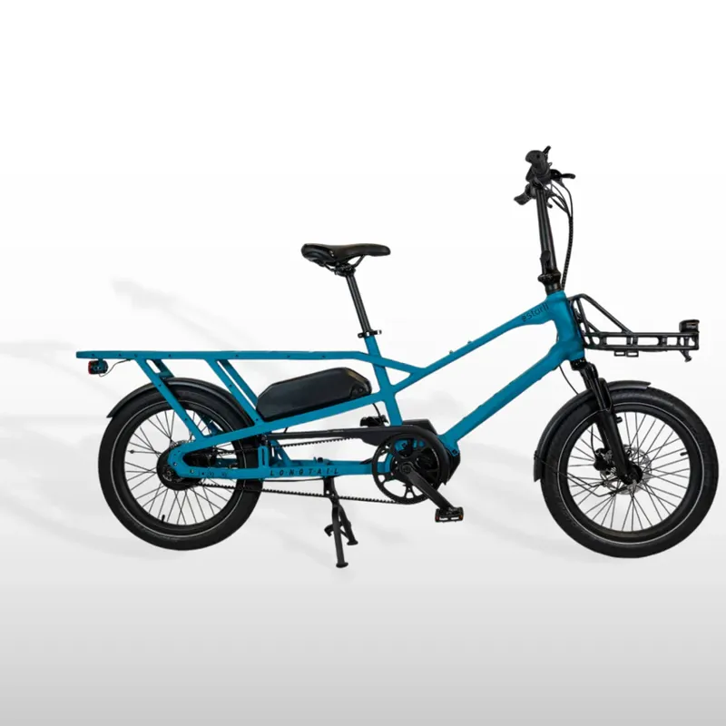 Estarli E-Cargo Longtail 700Wh Electric Cargo Bike In Bondi Blue