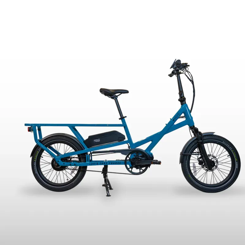 Estarli E-Cargo Longtail 600Wh Electric Cargo Bike In Bondi Blue-1