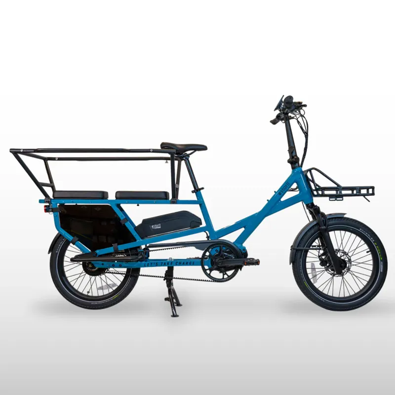 Estarli E-Cargo Longtail 2.0 820Wh Electric Cargo Bike In Bondi Blue