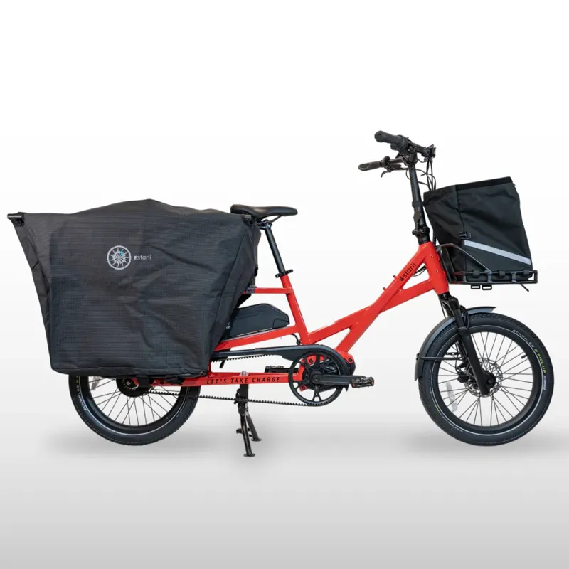 Estarli E-Cargo Longtail 2.0 820Wh Electric Cargo Bike In Hot Coral-3